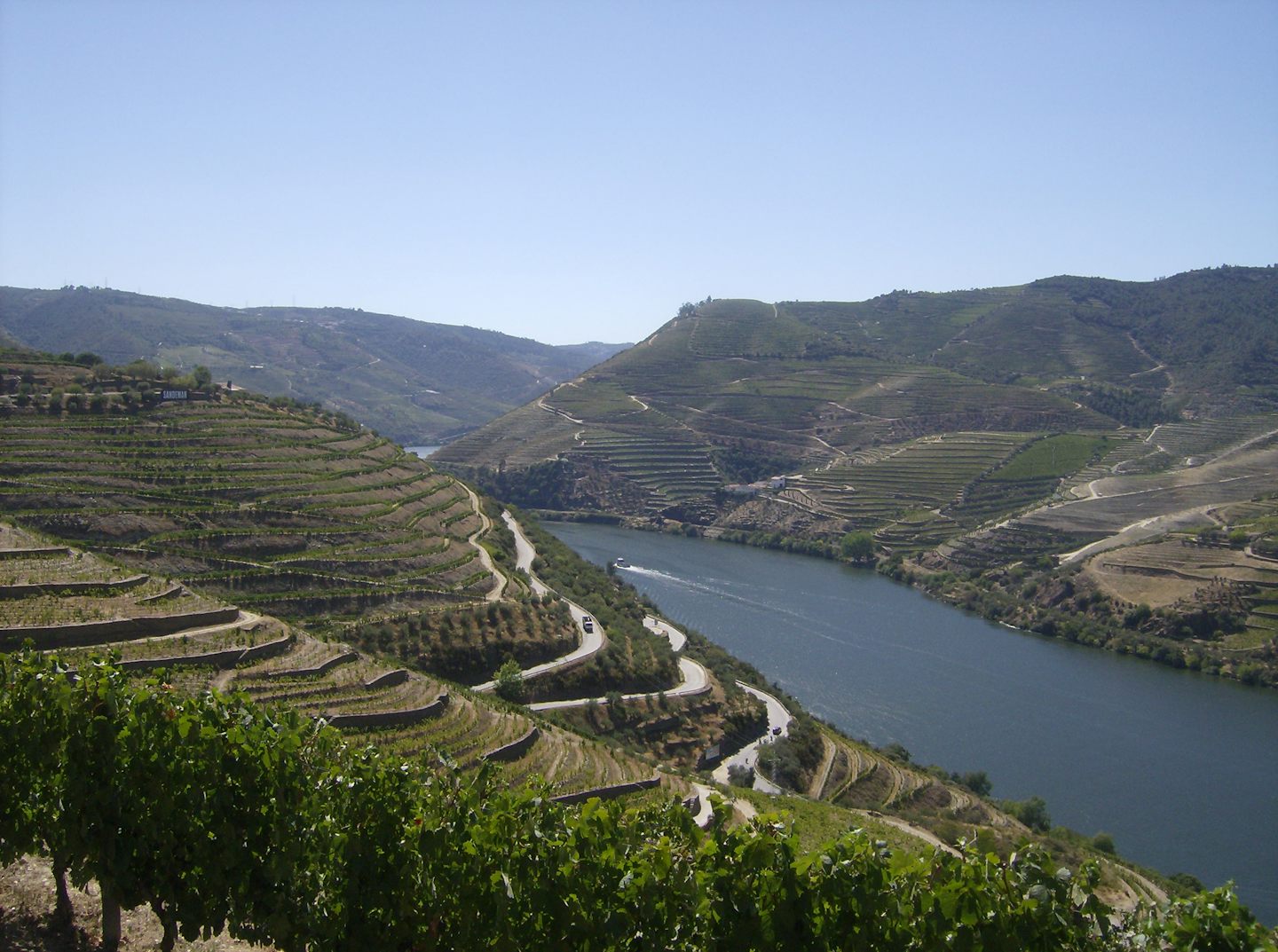 Douro RIver from Sandeman Winery, Pinhao