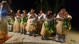 These performers are from Matacawalevu Village, across from Nanuya Lailai (