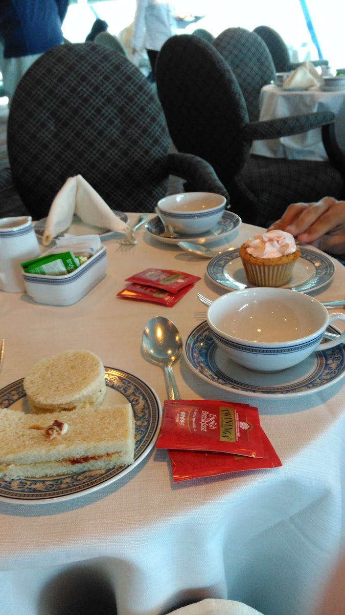 Afternoon tea in a gale force storm