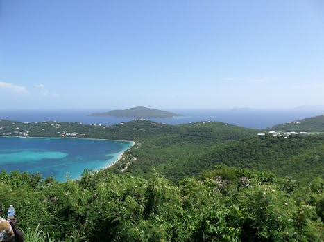 Maegan's Bay Beach (St. Thomas) from lookout