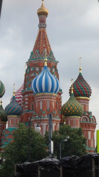 Saint Basil's Catherderal in Red Square of Moscow