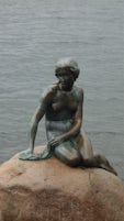 The Little Mermaid of Copenhagen Fame.
