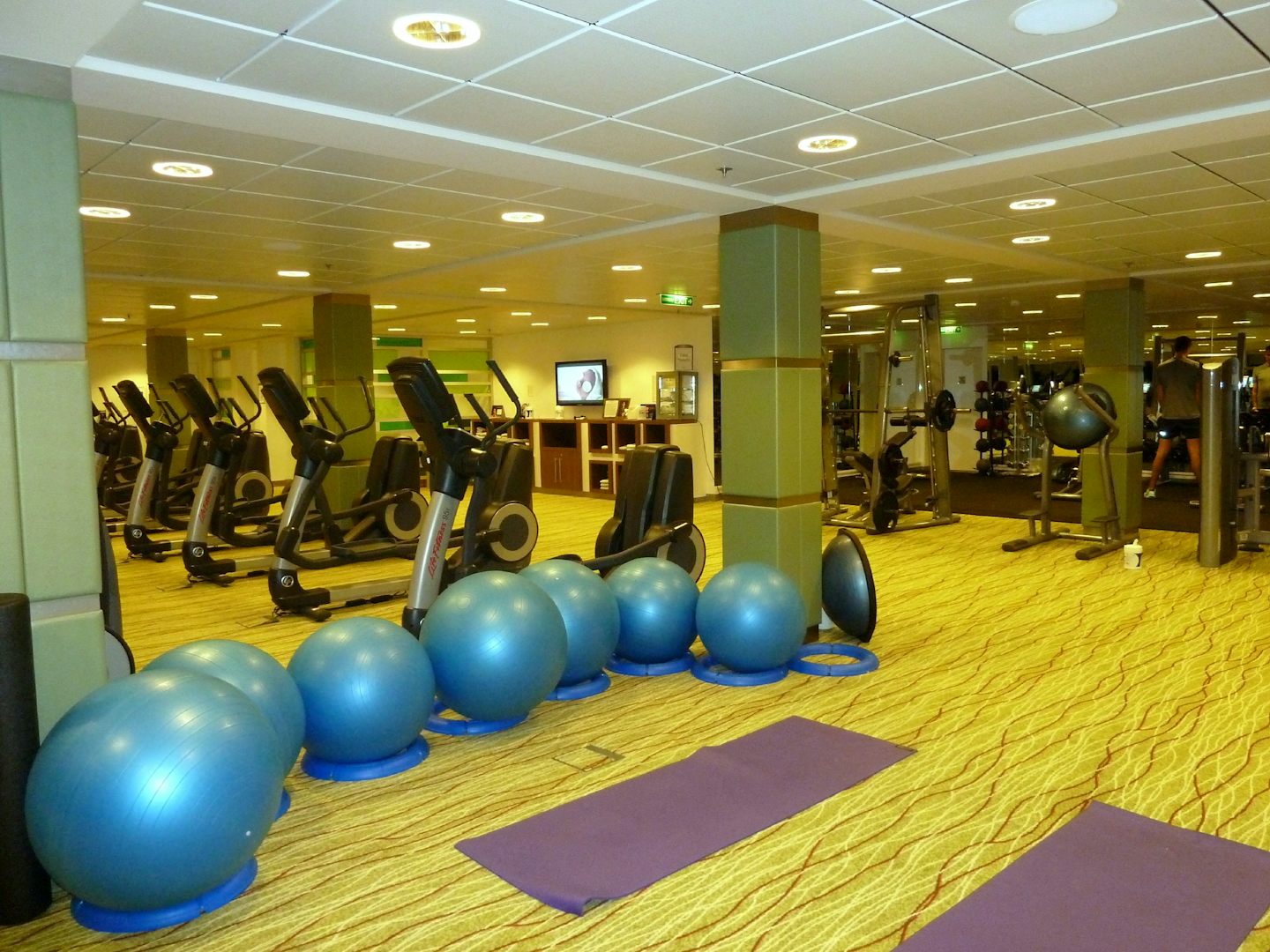 Part of the Fitness center