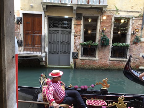 Gondala ride in Venice