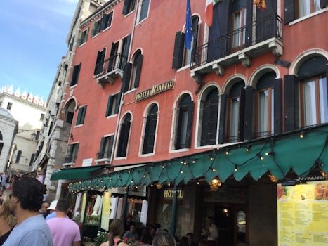 Snap of hotel in Venice