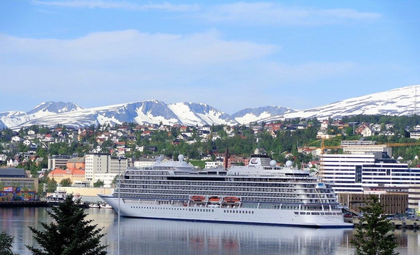 The Viking Sky in Bergen, Norway
