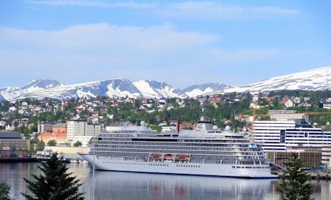 The Viking Sky in Bergen, Norway