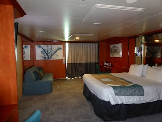 View of the roomy cabin from the entry door