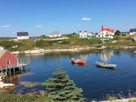 Peggy's Cove in Nova Scotia.