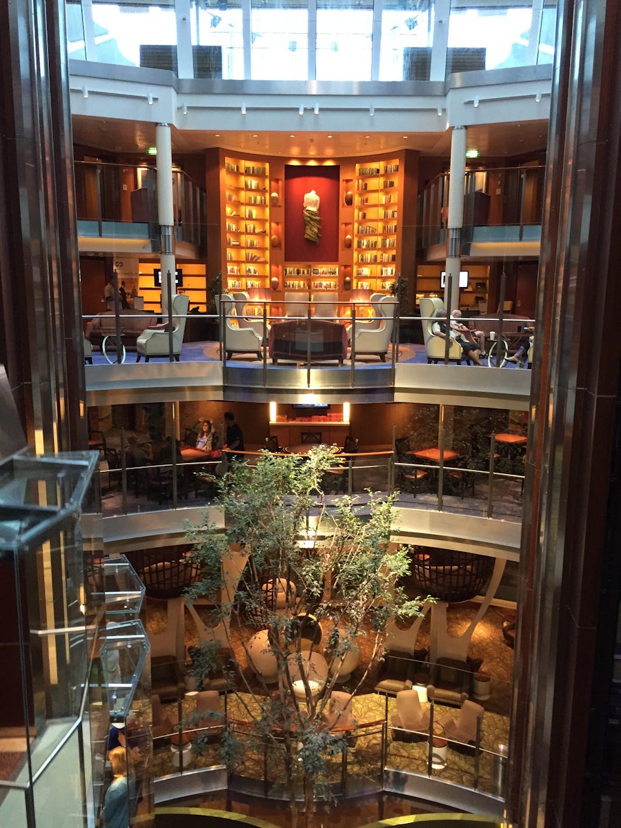 Central area of ship - view from elevator