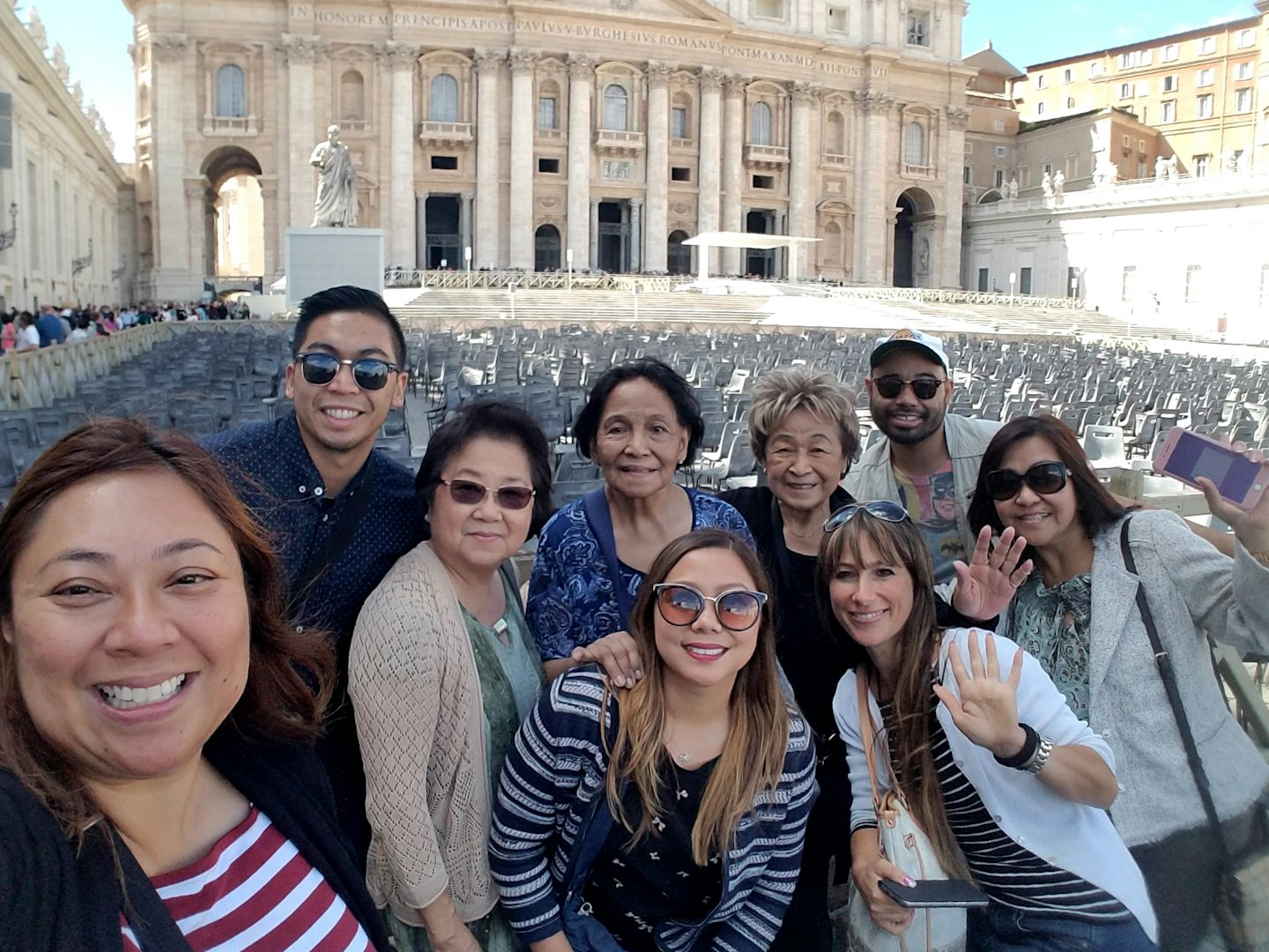 Manuella also from Joe Banana,  took us through the Vatican . Very knowledgeable and accommodating. She knows when and where to can avoid the long lines. She was patient with our group.