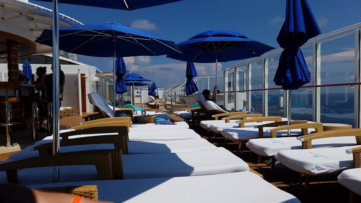 The Vibe Beach Club on deck 19 (private access only)