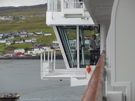 Ship's bridge in Greenland
