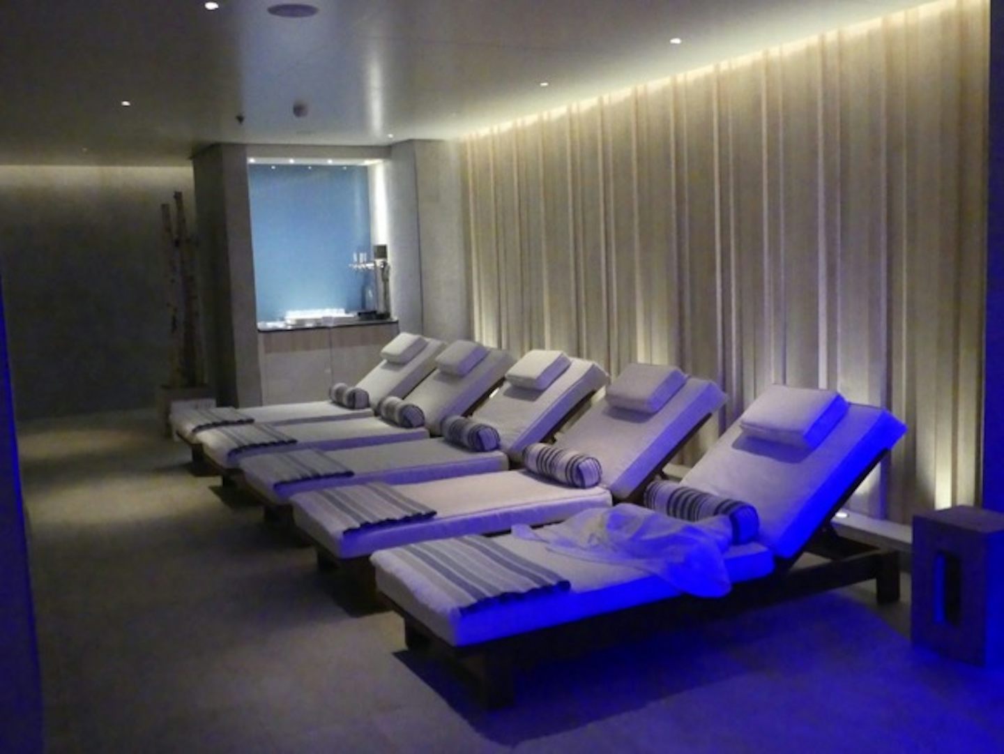 Spa rest and relaxation area