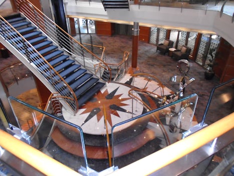The center hub of the ship's common area.