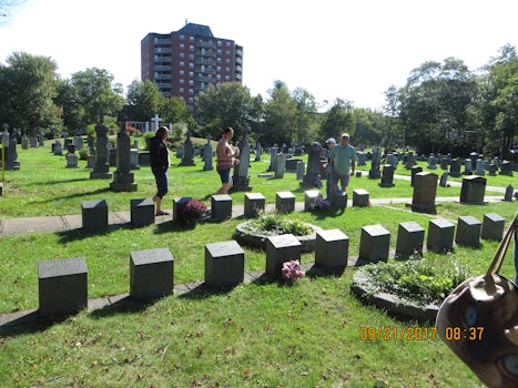 Cemetery with Graves of Titanic victims