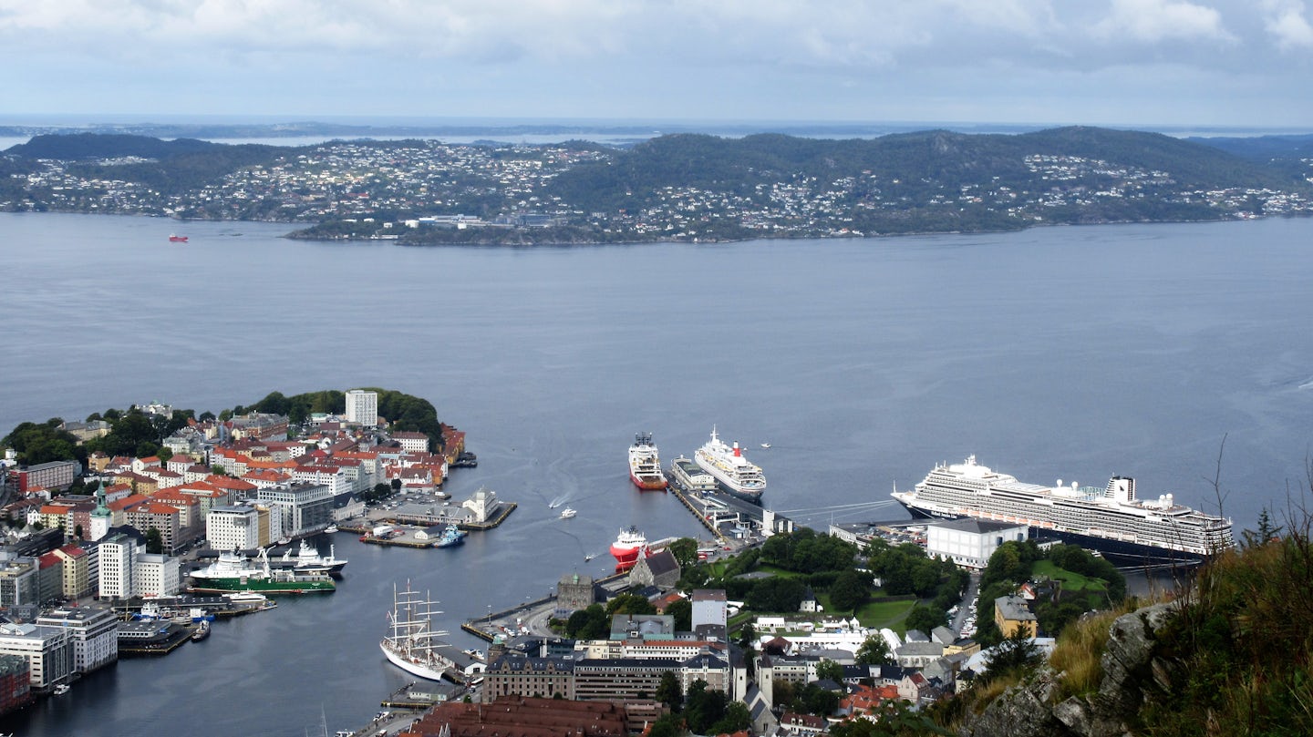 View from Floybahn in Bergen