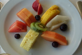 Breakfast fruit arrangement