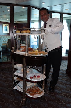Afternoon tea: the very dangerous cake and pastry cart