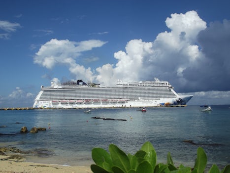 This photo is the Escape docked in Cozumel,Mexico.