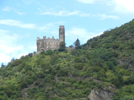 Castle viewed from ship