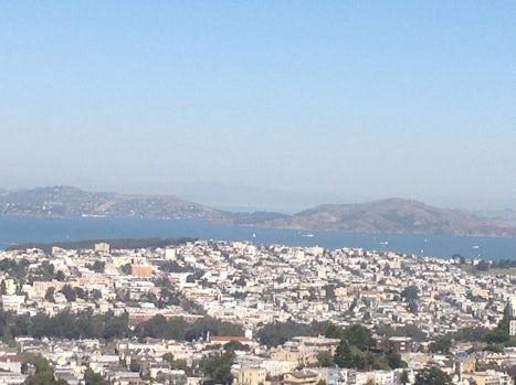 View of San Francisco from Twin Peaks!