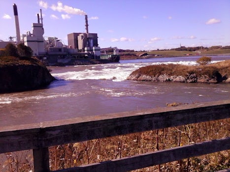 The Reversing Rapids at the Bay of Fundy