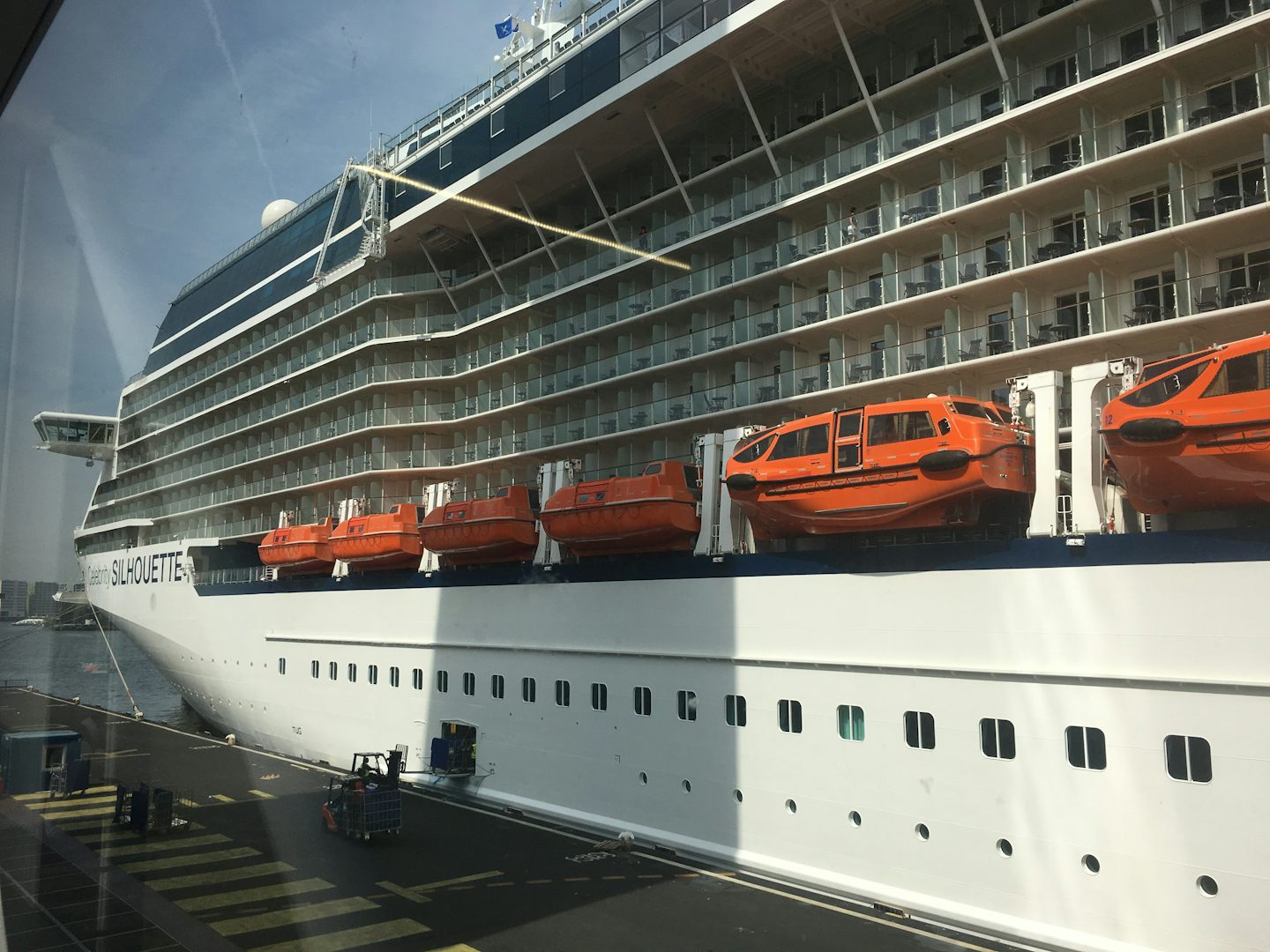 Celebrity Silhouette at Amsterdam Cruise Port