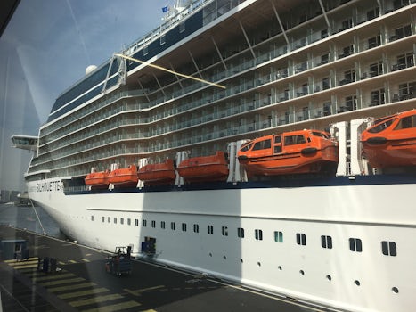 Celebrity Silhouette at Amsterdam Cruise Port