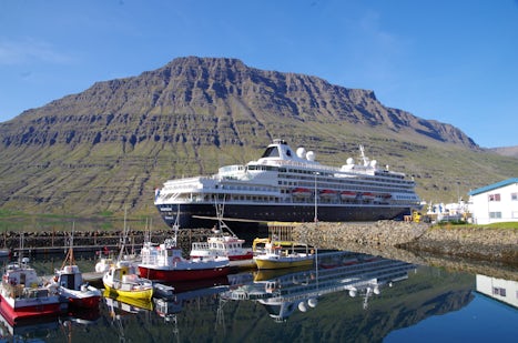 At the dock in Iceland.