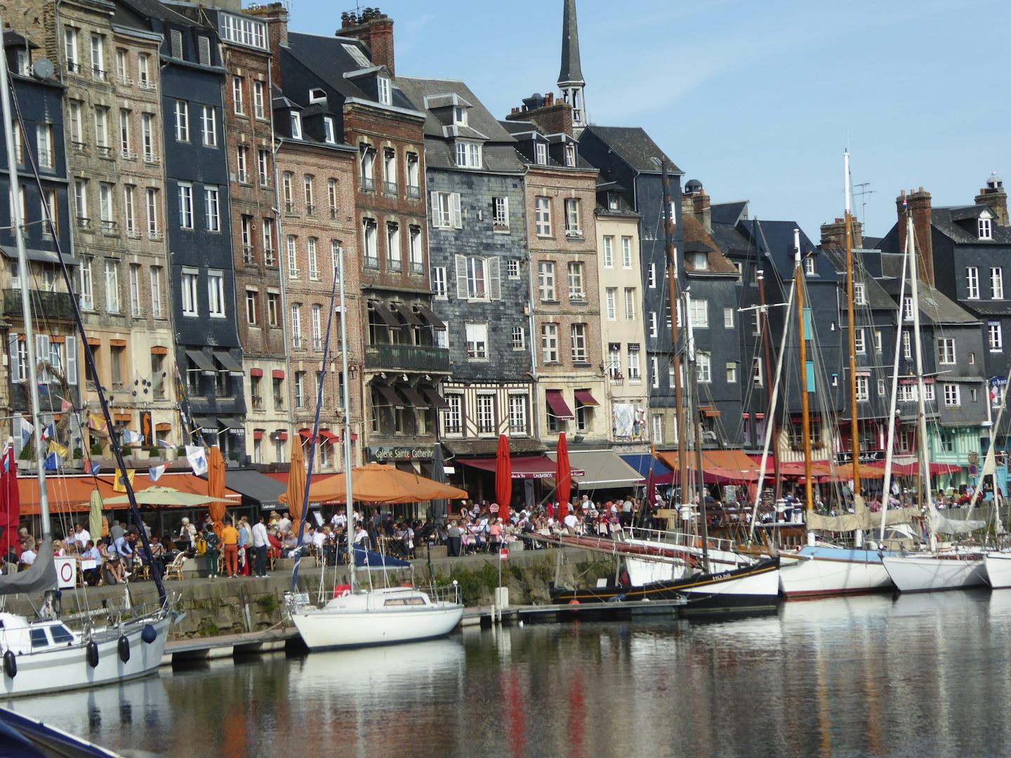 Le Harve Port and this is Honfleur
