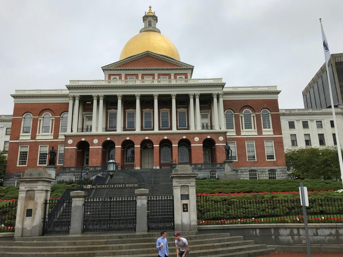 State capital building in Boston