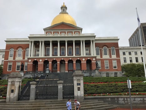 State capital building in Boston