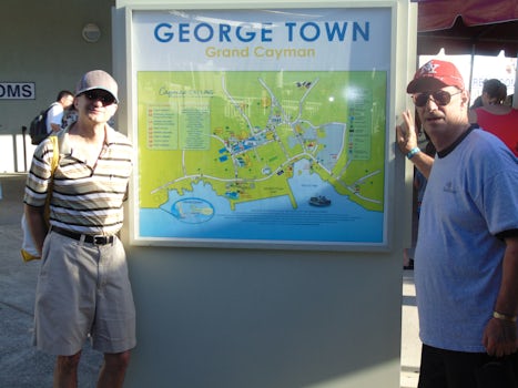 My Husband and I in Georgetown after our Amphibious bus- was a nice tour  w