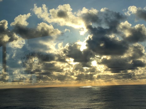 Sunrise at sea day 14