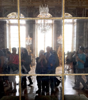 Selfie in the Hall of Mirrors at Versailles