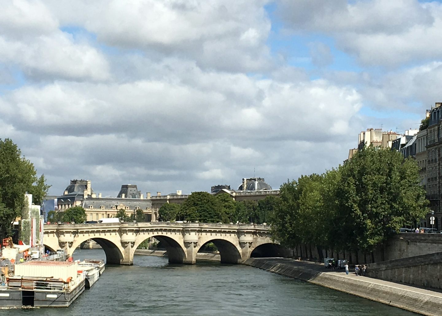 Strolling along the Seine