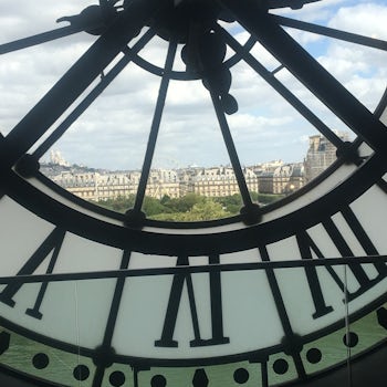 Montmartre from the D’Orsay clock window
