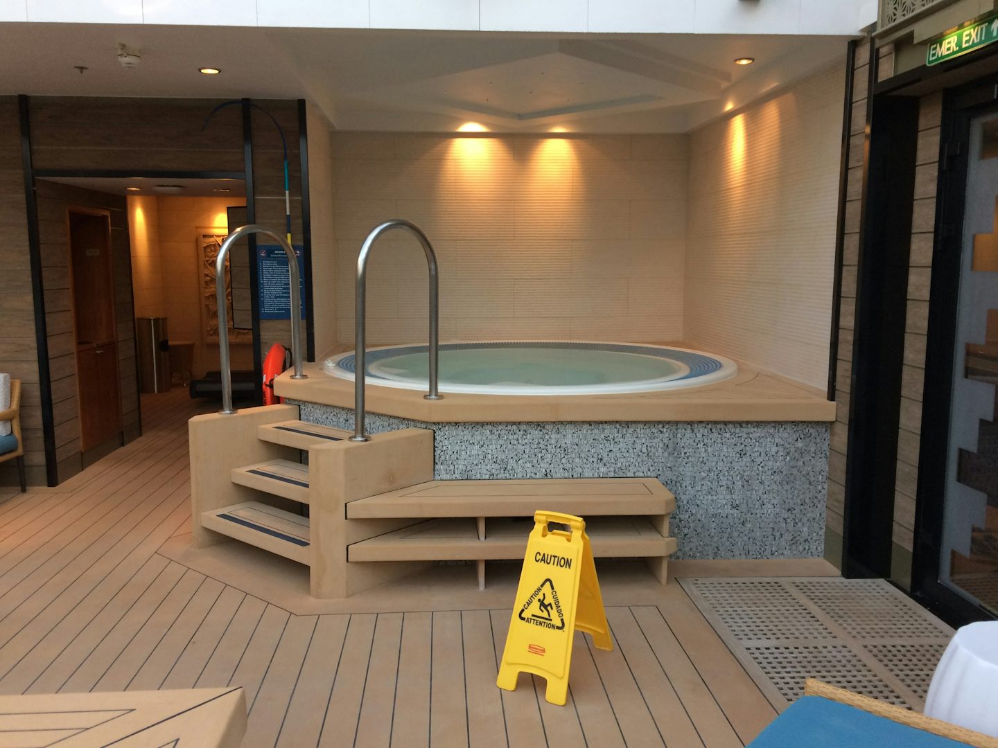Hot tub in the Haven pool area.