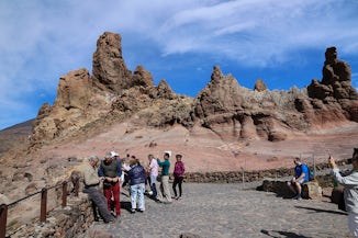 Coach excursion to the Mt Tiede National Park in Tenerife.