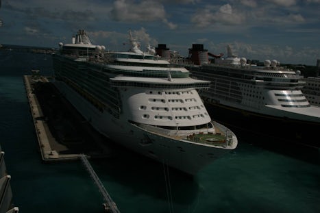 Oh my it was a parking lot of cruise ships.. I titled this one.. Saying &#3