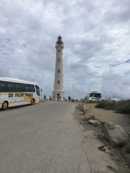 Lighthouse in aruba, quite small but very nice.
