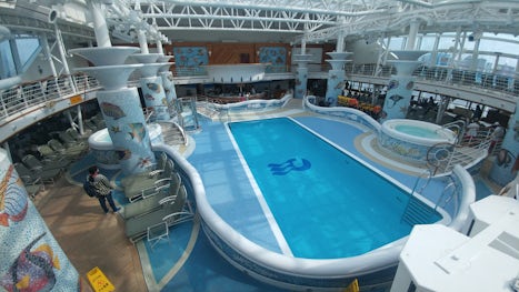 Indoor pool. A good space to linger in a Northern Light cruise!