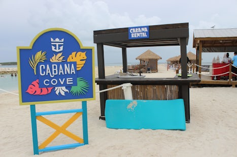 Coco Cay Cabanas  Best way to spend the day!