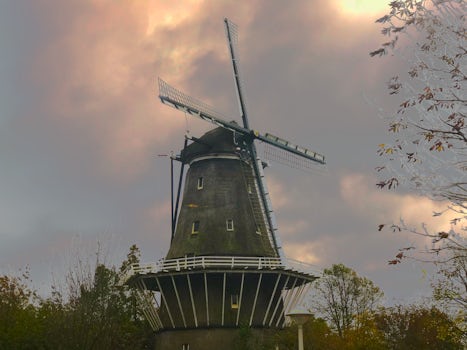 A windmill in old Amsterdam...