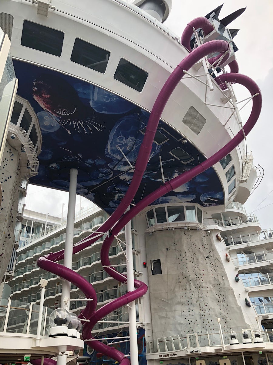 17 story Abyss slide on harmony of the Seas
