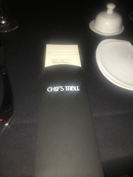 Chef’s Table had the best food on the ship besides Suites Lounge/Coastal Kitchen.