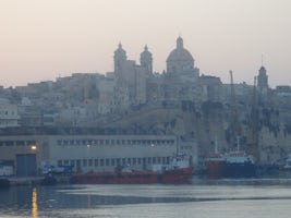 Arrival in Valletta, Malta.
