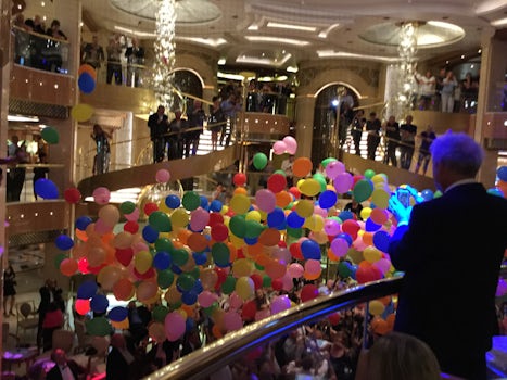 Last formal night when they released the balloons in atrium