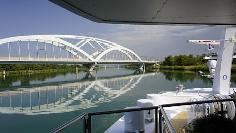 Bridge over the Rhône River